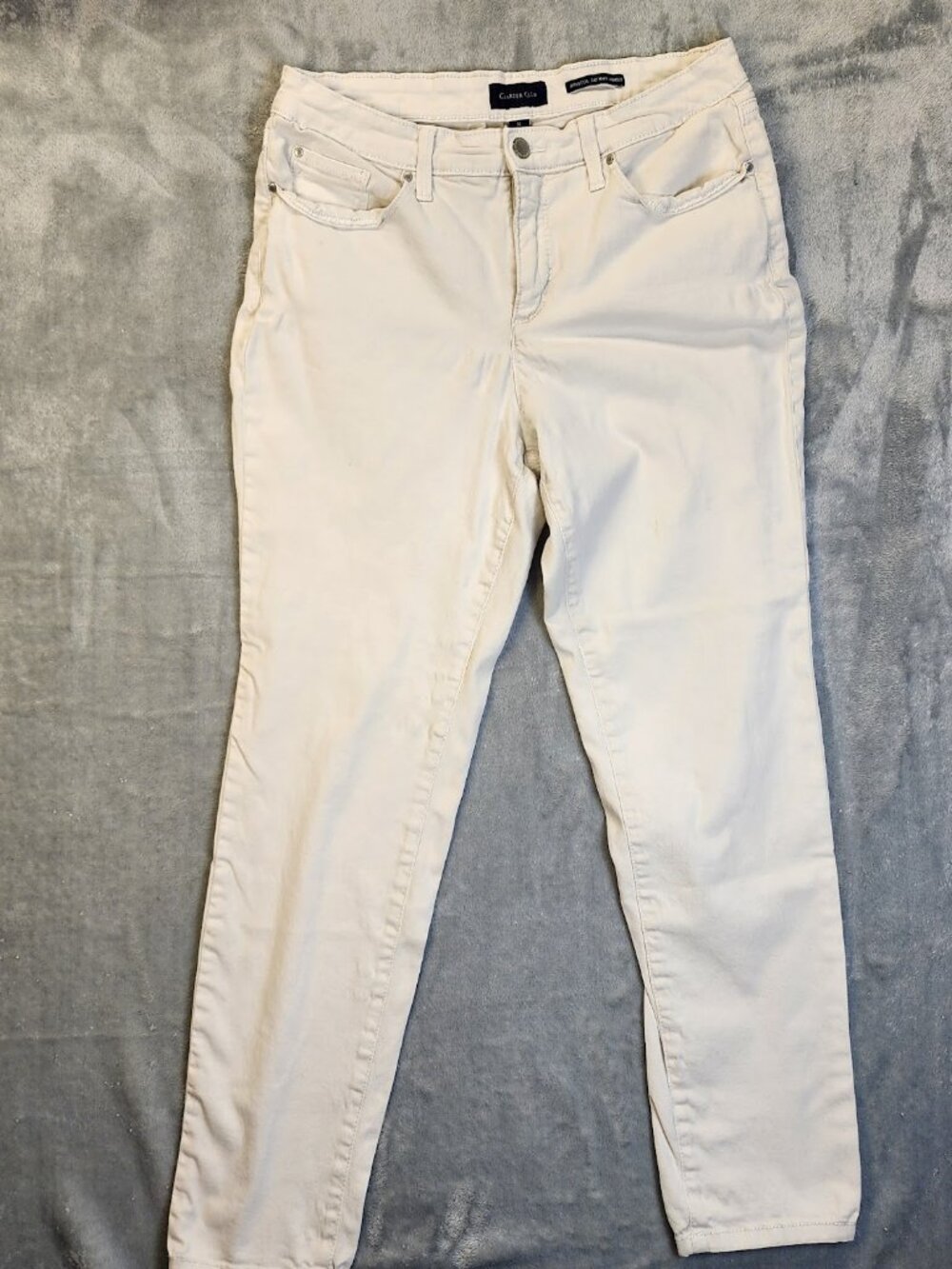 Charter Club Bristol Skinny Ankle JEANS Womens- Size 10 White